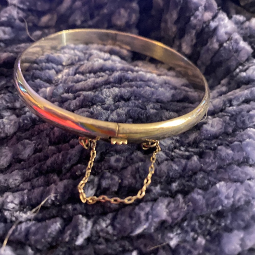 Sterling silver .925 bracelet adjustable w/ chain